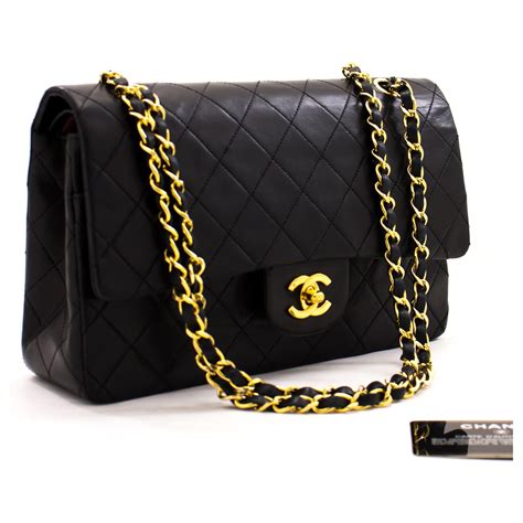 black chanel background|chanel black bag with chain.